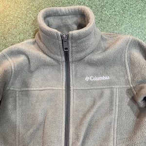 Boys Columbia fleece zip up jacket